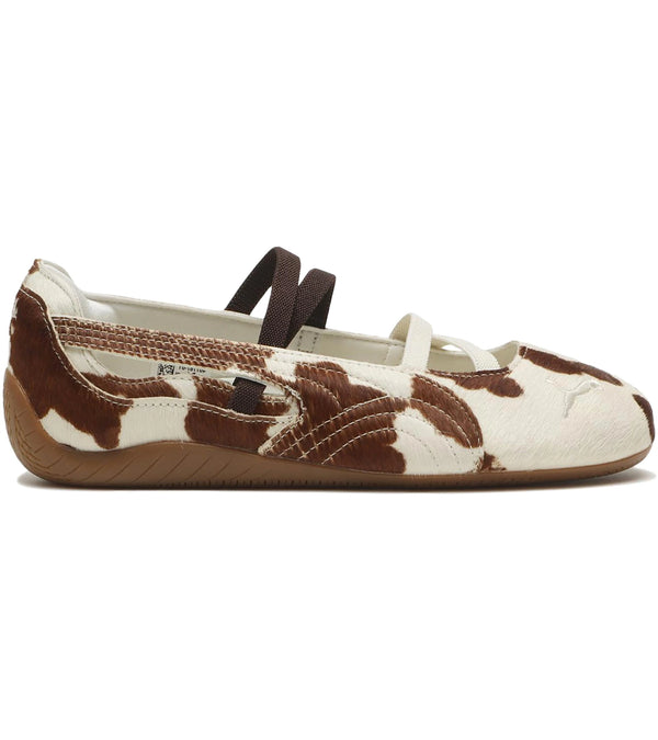 Puma Speedcat Ballet Cow Print - Chocolate Brown/Warm White - 407787-01