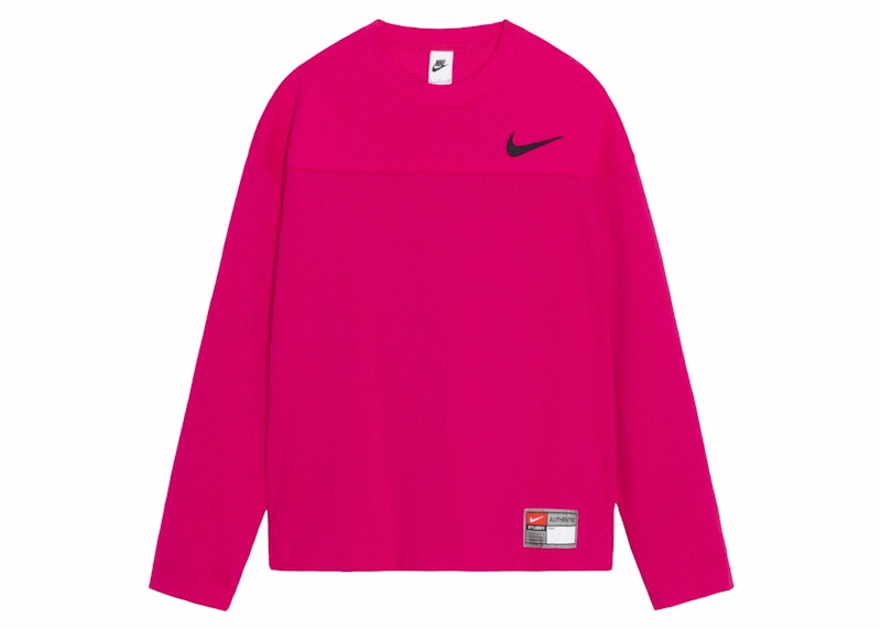 Camiseta de malla Dri-FIT de Stussy x Nike (talla asiática) color Fireberry