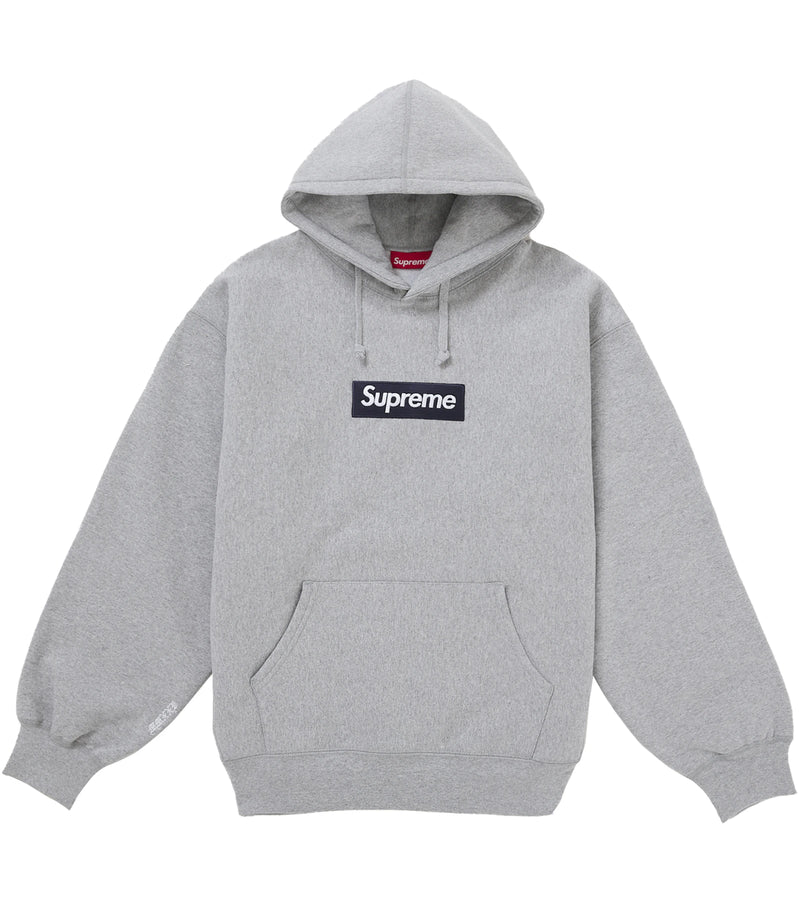 Supreme Box Logo Hooded Sweatshirt Fw25 Heather Grey - supreme-box-logo-hooded-sweatshirt-fw25-heather-grey