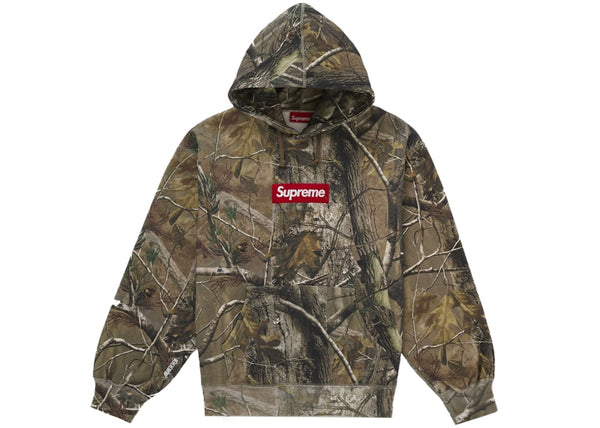 Sudadera con capucha y logo de caja