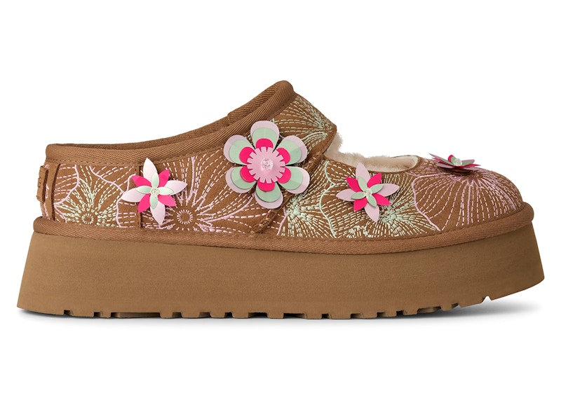Ugg Bea Mary Jane Meadow Chestnut Womens - 1177151-CHE
