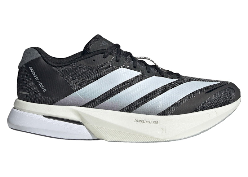 adidas Adizero Boston 13 Core Black Cloud White Grey Five - Core Black/Cloud White/Grey Five - JS4938