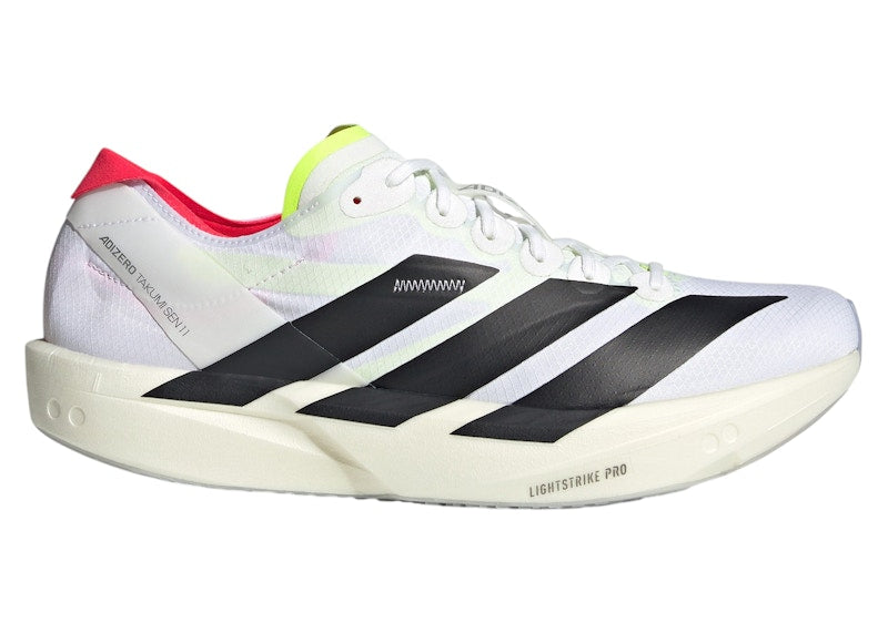 adidas Adizero Takumi Sen 11 Cloud White Core Black Lucid Red - Cloud White/Core Black/Lucid Red - JH8659