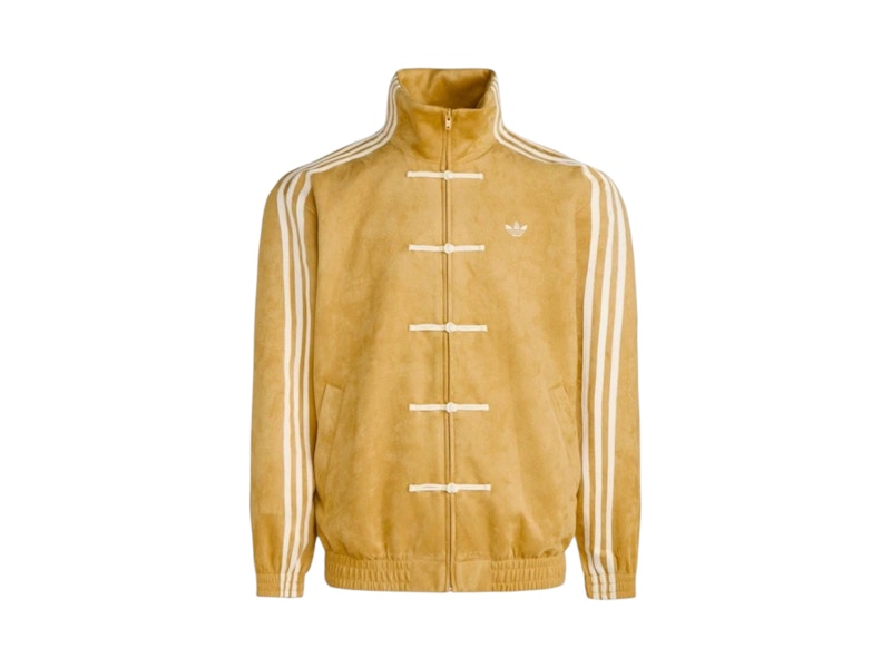 Chaqueta deportiva adidas CTT Chinese Track Top 3.1 de género neutro (talla asiática), color avena