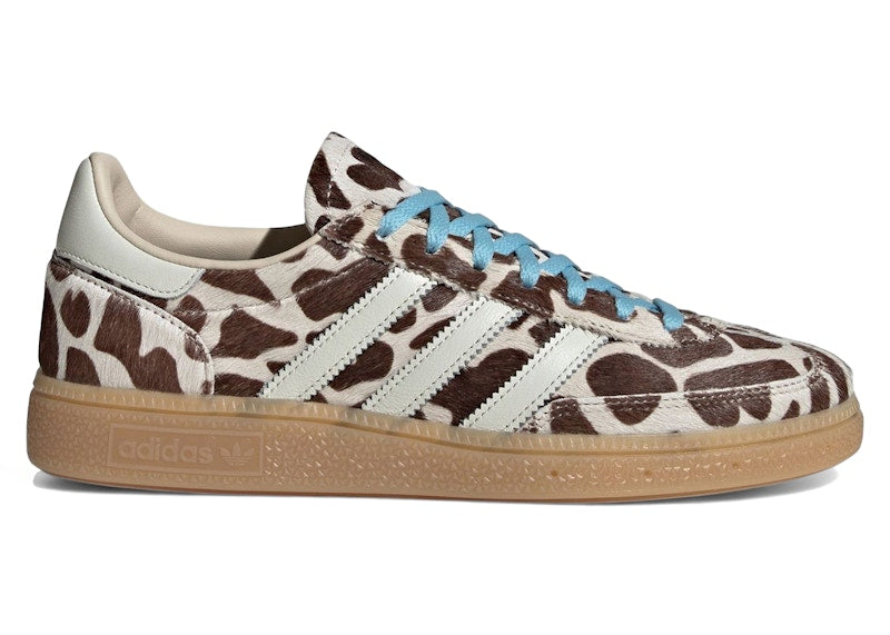 adidas Handball Spezial Cow Print Crystal Linen (Women's) - Crystal Linen/Ivory/Gum - KI6677