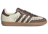 Adidas Samba Og Basketweave Cream White Earth Strata Womens - Cream White/Earth Strata/Gold Metallic - IH9373