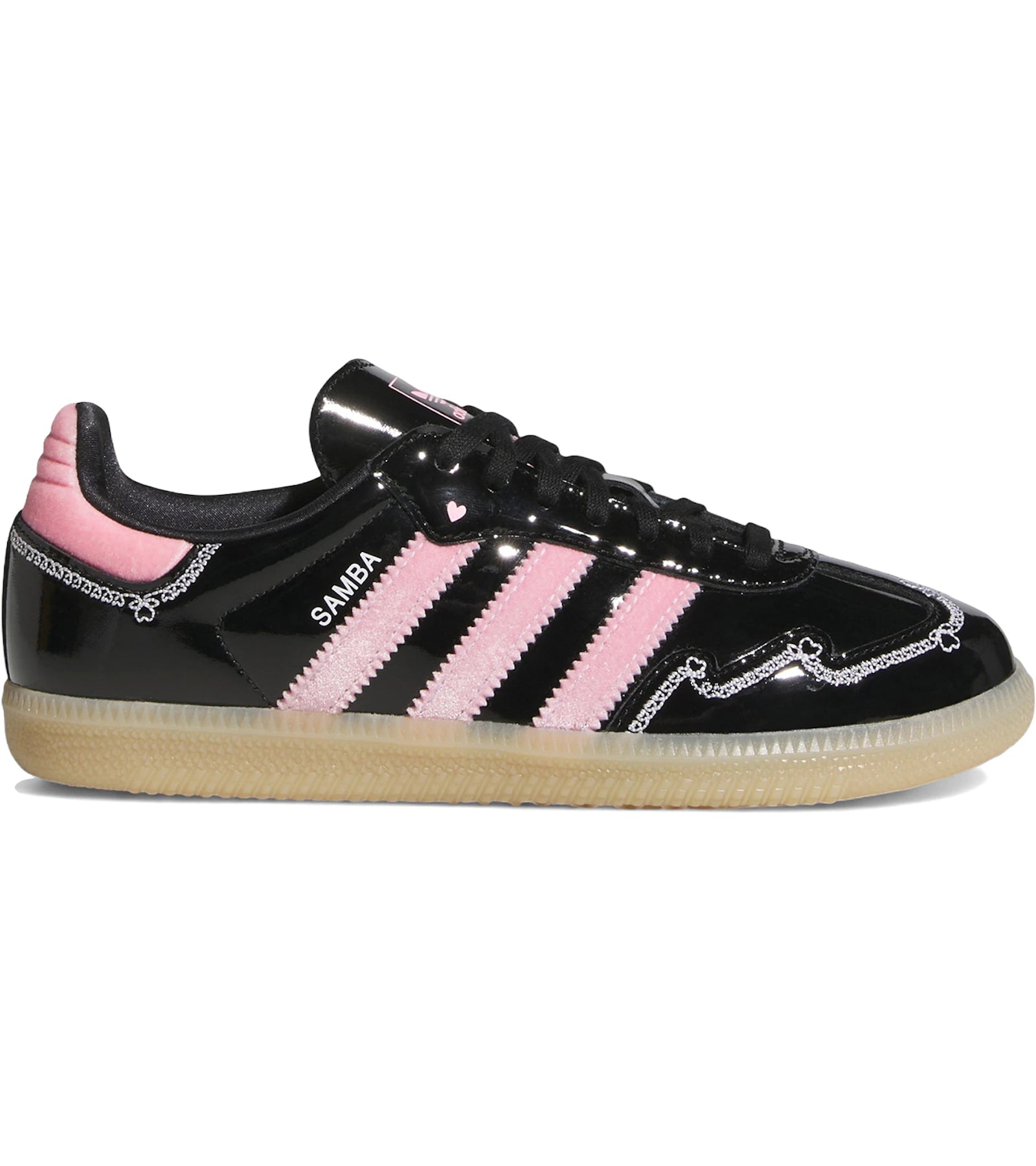 Adidas Samba OG Valentines Day Black Light Pink (2026) (GS) - Core Black/Cloud White/Light Pink - KH9154