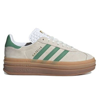 adidas Gazelle Bold Off White Preloved Green (Mujer)