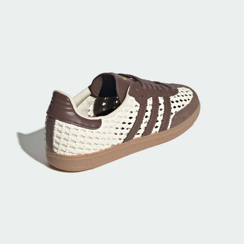 adidas Samba OG Basketweave Cream White Earth Strata (Women's) - visning 4