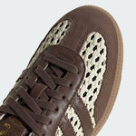 adidas Samba OG Basketweave Cream White Earth Strata (Women's) - visning 5