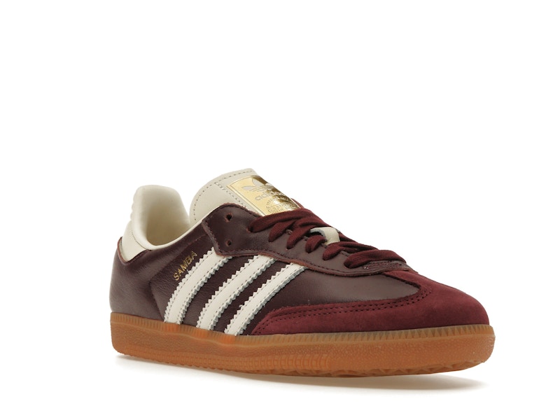 Adidas Samba OG Maroon Gold Metallic - Ansicht 7