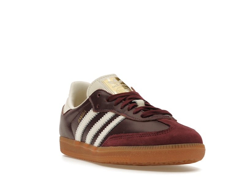 Adidas Samba OG Maroon Gold Metallic - Ansicht 8