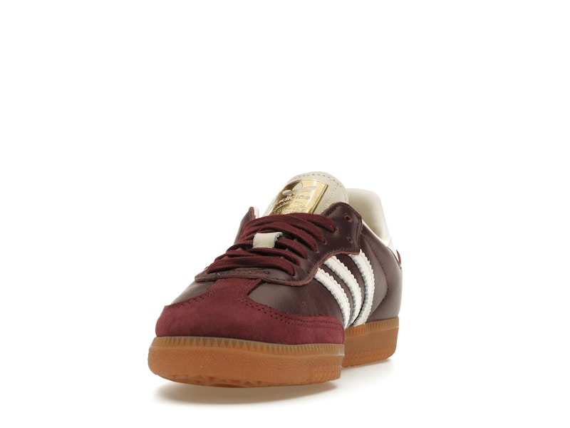 Adidas Samba OG Maroon Gold Metallic - Ansicht 12