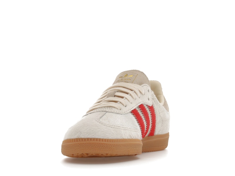 Adidas Samba OG Pony Hair Wonder Beige Better Scarlet - weergave 12