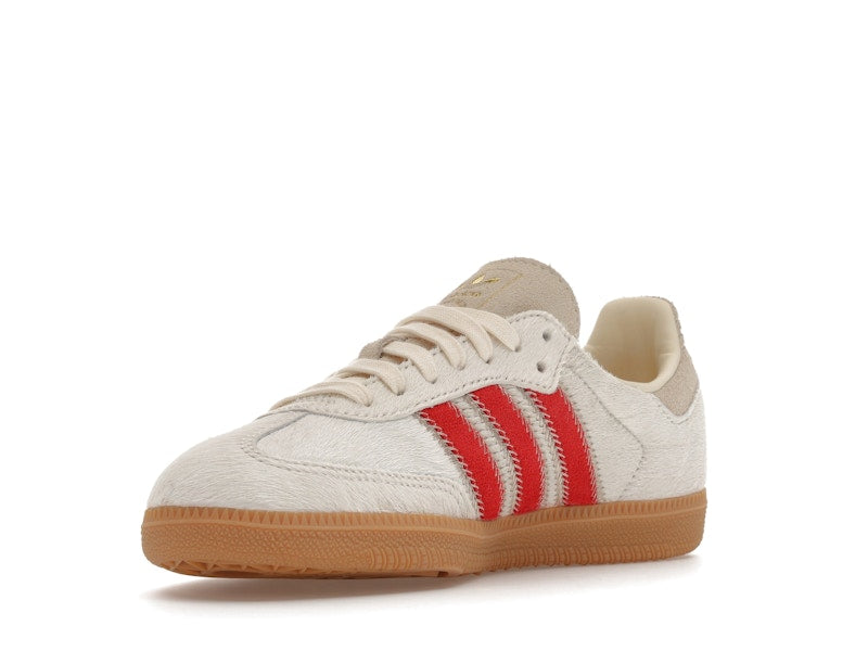 Adidas Samba OG Pony Hair Wonder Beige Better Scarlet - weergave 14