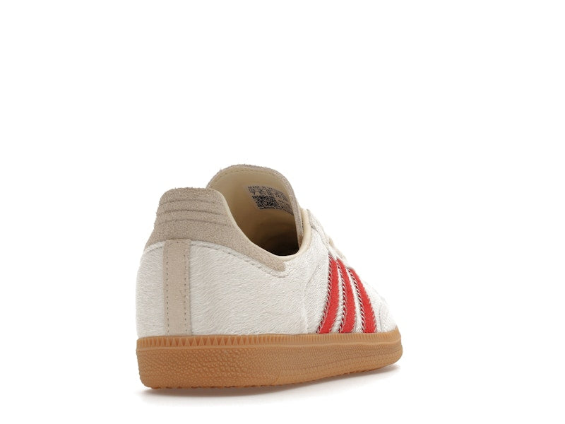 Adidas Samba OG Pony Hair Wonder Beige Better Scarlet - weergave 30