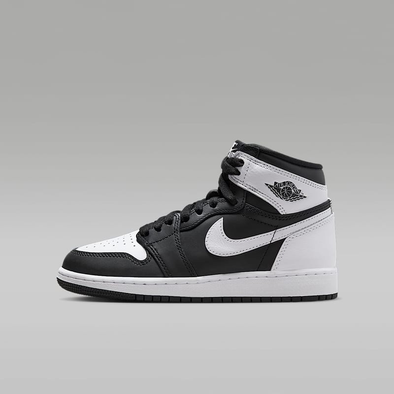 Air Jordan 1 High OG Black White (GS) - weergave 37