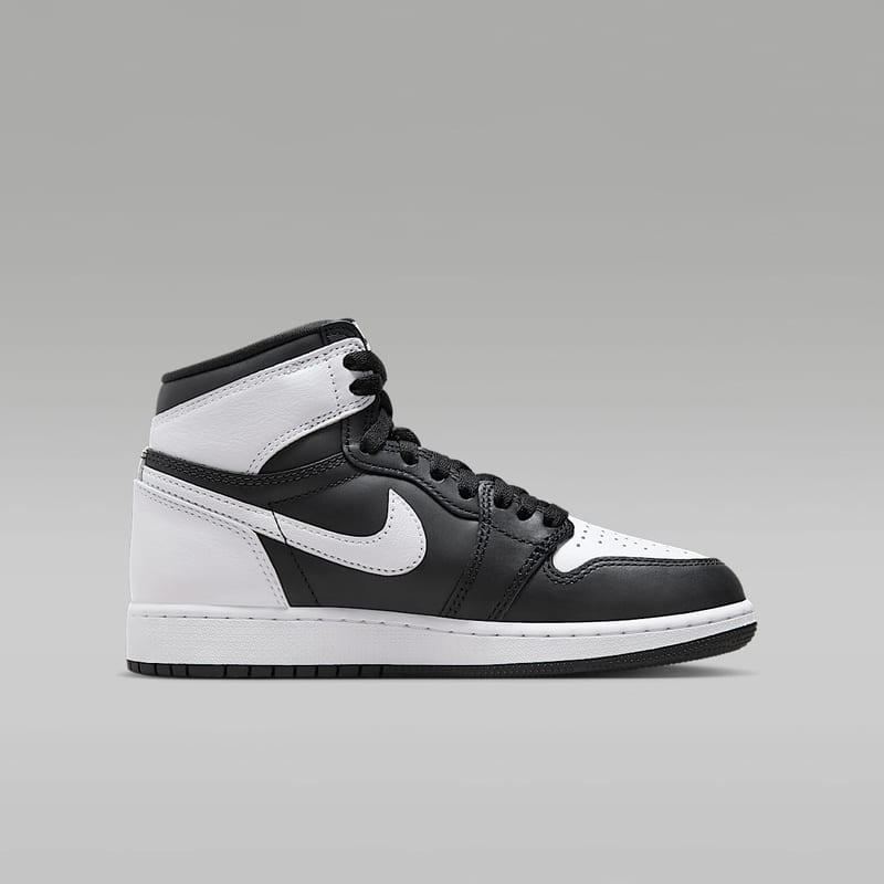 Air Jordan 1 High OG Black White (GS) - weergave 38