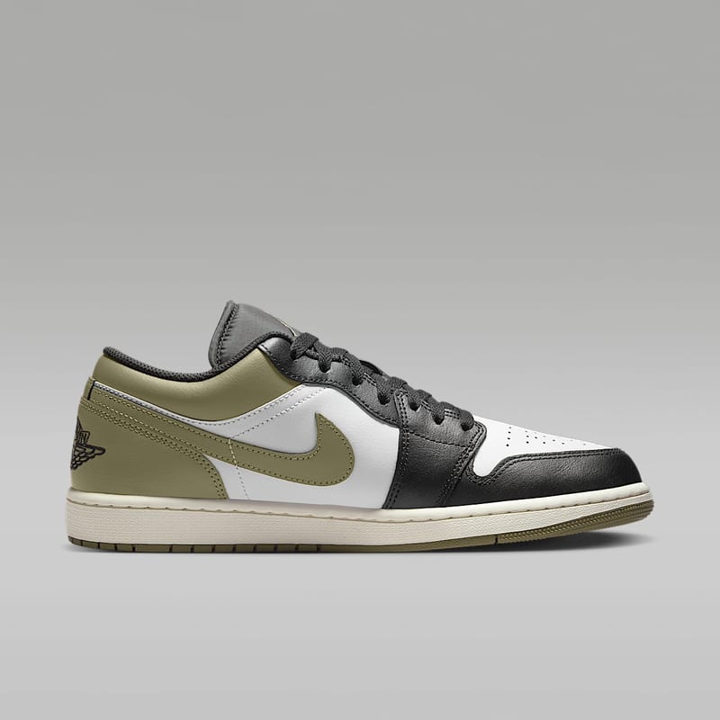 Air Jordan 1 Low Black Toe Medium Olive - widok 38