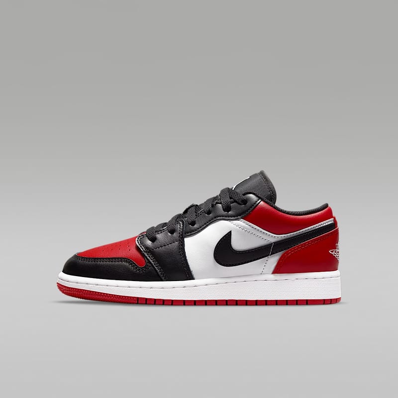 Air Jordan 1 Low Bred Toe (GS) - vista 36