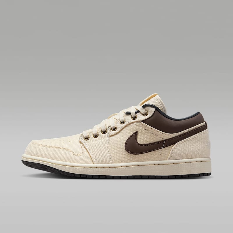 Air Jordan 1 Low Premium Pale Ivory Off Noir Baroque Brown - vue 37