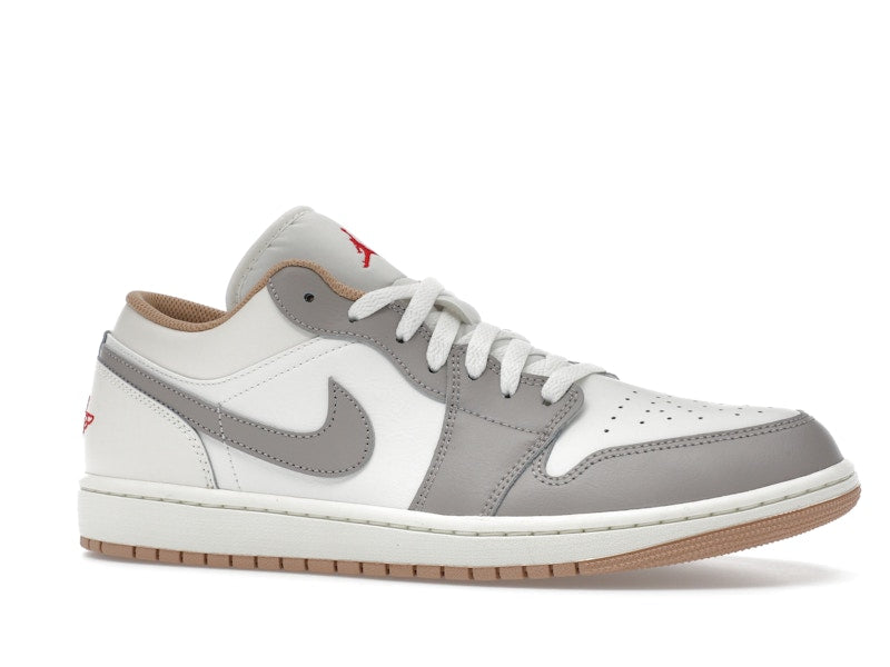 Air Jordan 1 Low Sail College Gray Rattan - vista 3