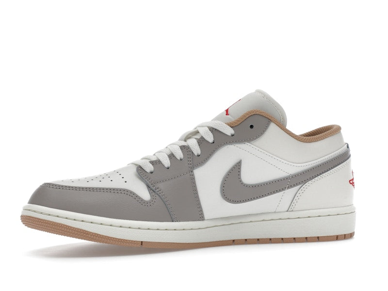 Air Jordan 1 Low Sail College Gray Rattan - vista 17
