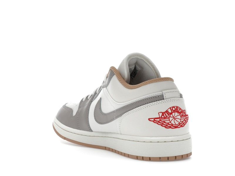 Air Jordan 1 Low Sail College Gray Rattan - vista 25