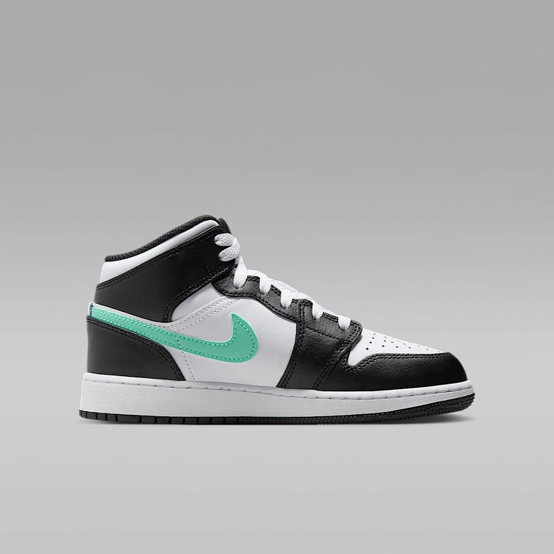 Air Jordan 1 Mid Green Glow (GS) - visning 4