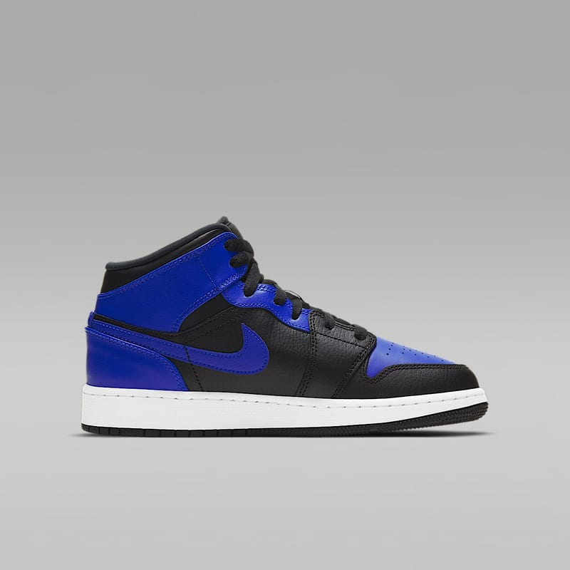 Air Jordan 1 Mid Hyper Royal (GS) - vista 38
