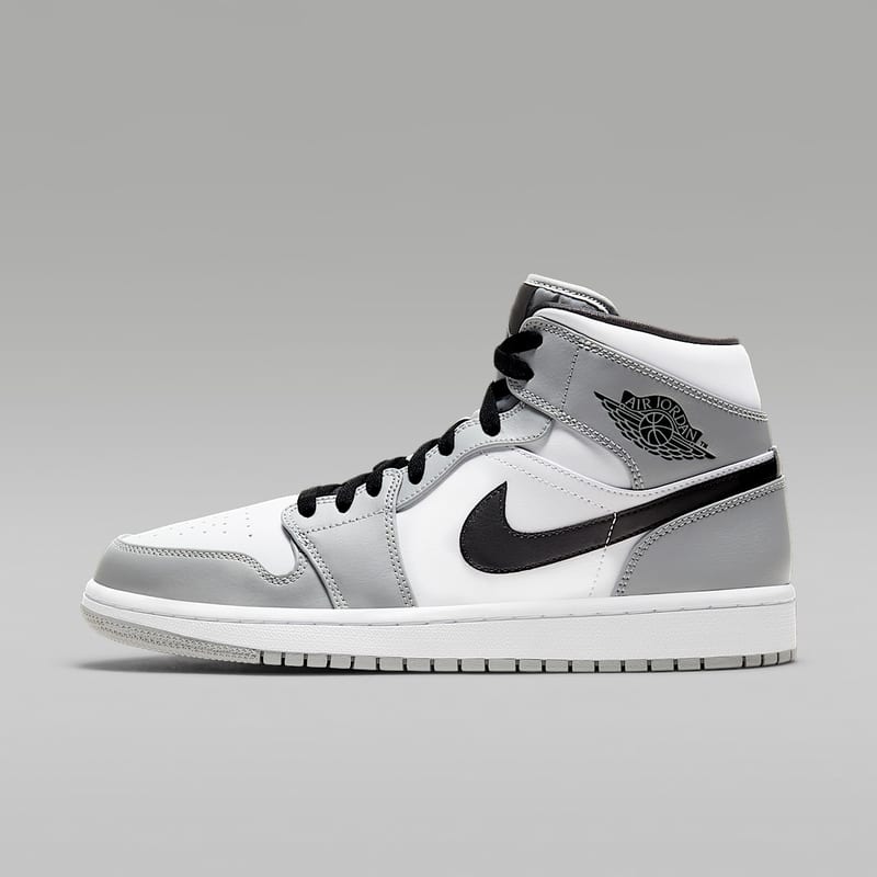 Air Jordan 1 Mid Light Smoke Grey - weergave 37