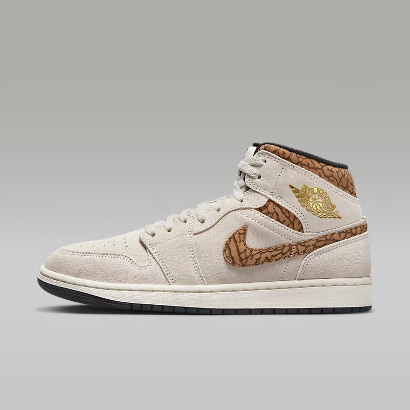 Air Jordan 1 Mid SE Brown Elephant - vue 36