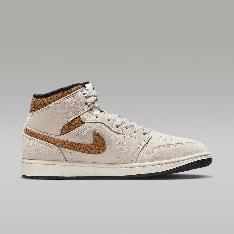 Air Jordan 1 Mid SE Brown Elephant - vue 39