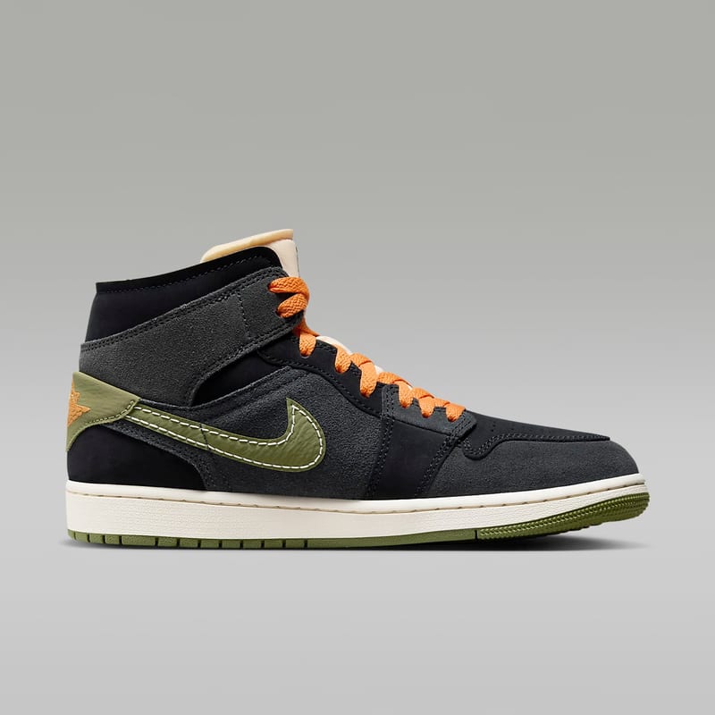 Air Jordan 1 Mid SE Craft Anthracite Light Olive - visning 38