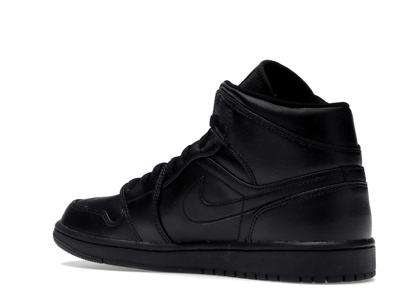 Air Jordan 1 Mid Triple Black (2022) - weergave 23