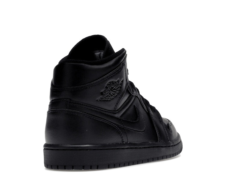 Air Jordan 1 Mid Triple Black (2022) - weergave 31