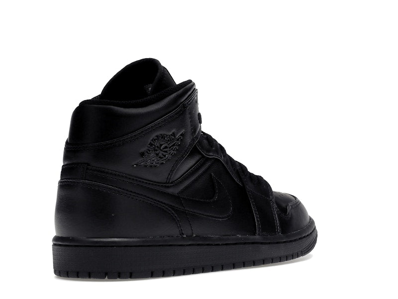 Air Jordan 1 Mid Triple Black (2022) - weergave 32