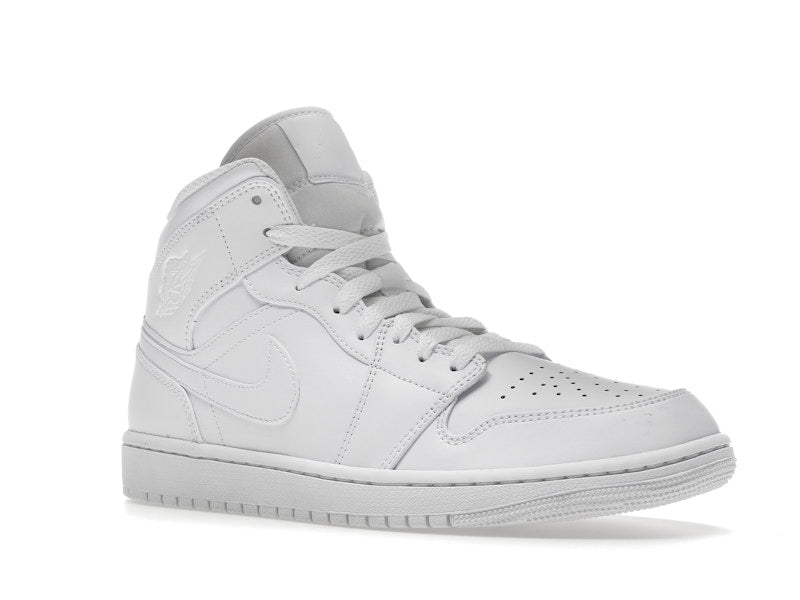 Air Jordan 1 Mid Triple White (2022) - weergave 5