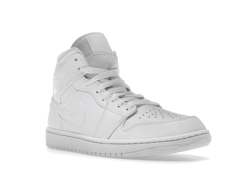 Air Jordan 1 Mid Triple White (2022) - weergave 6
