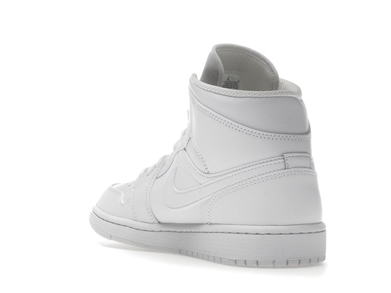 Air Jordan 1 Mid Triple White (2022) - weergave 25