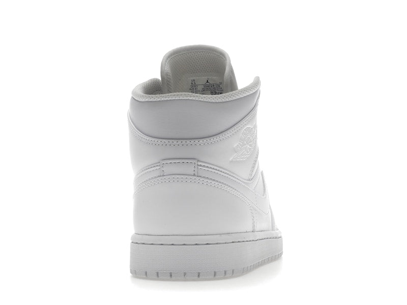Air Jordan 1 Mid Triple White (2022) - weergave 29