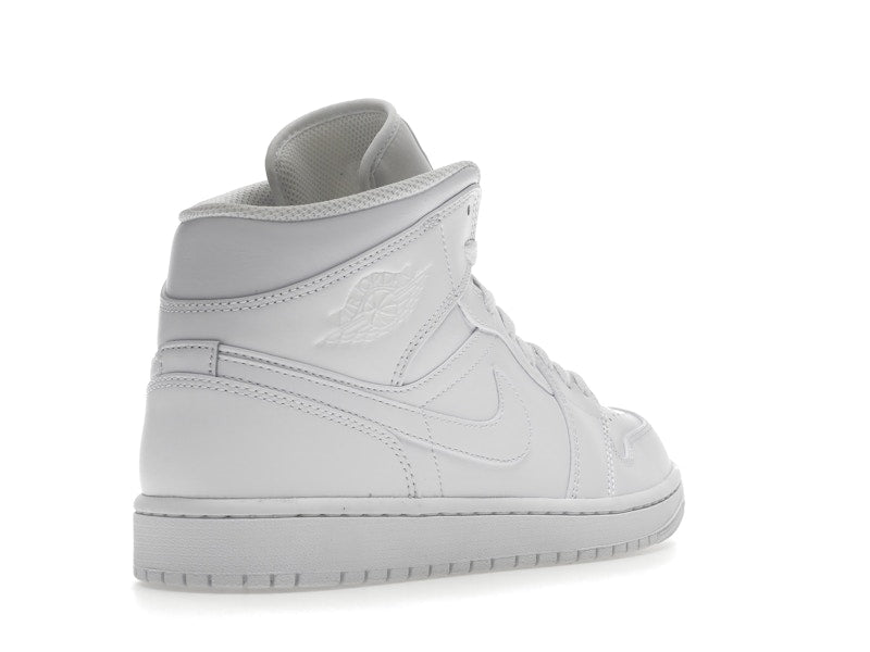 Air Jordan 1 Mid Triple White (2022) - weergave 32