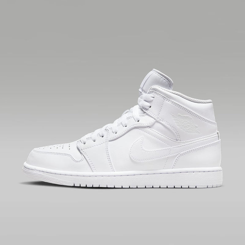 Air Jordan 1 Mid Triple White (2022) - weergave 37