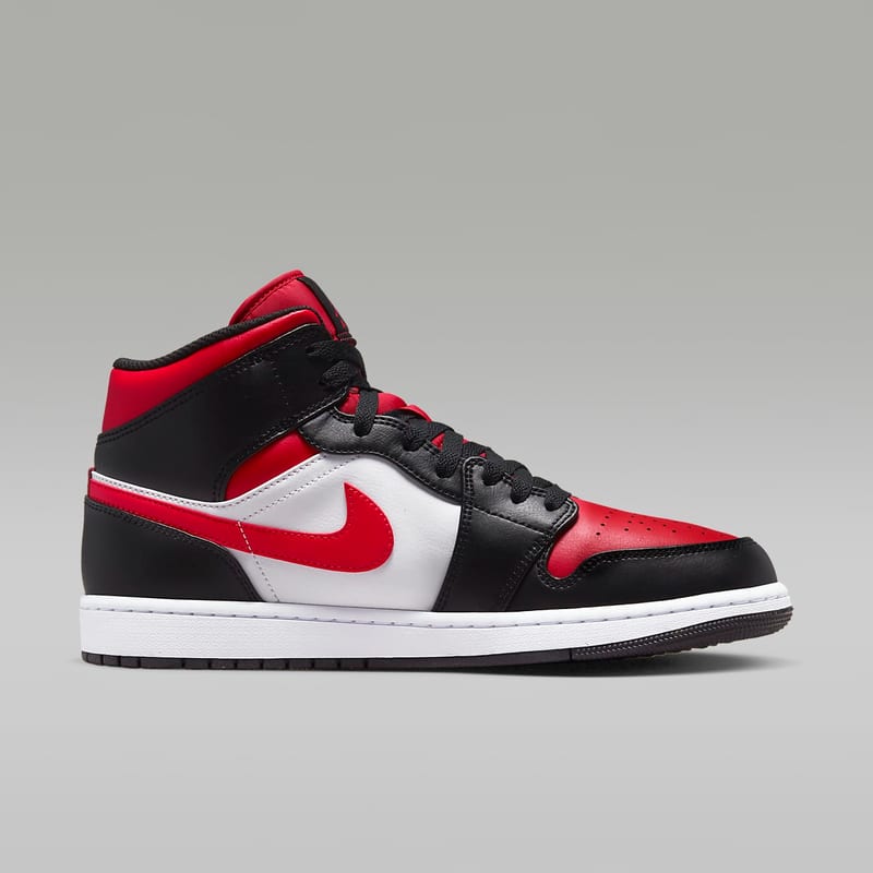 Air Jordan 1 Mid White Black Red (2022) - visning 39
