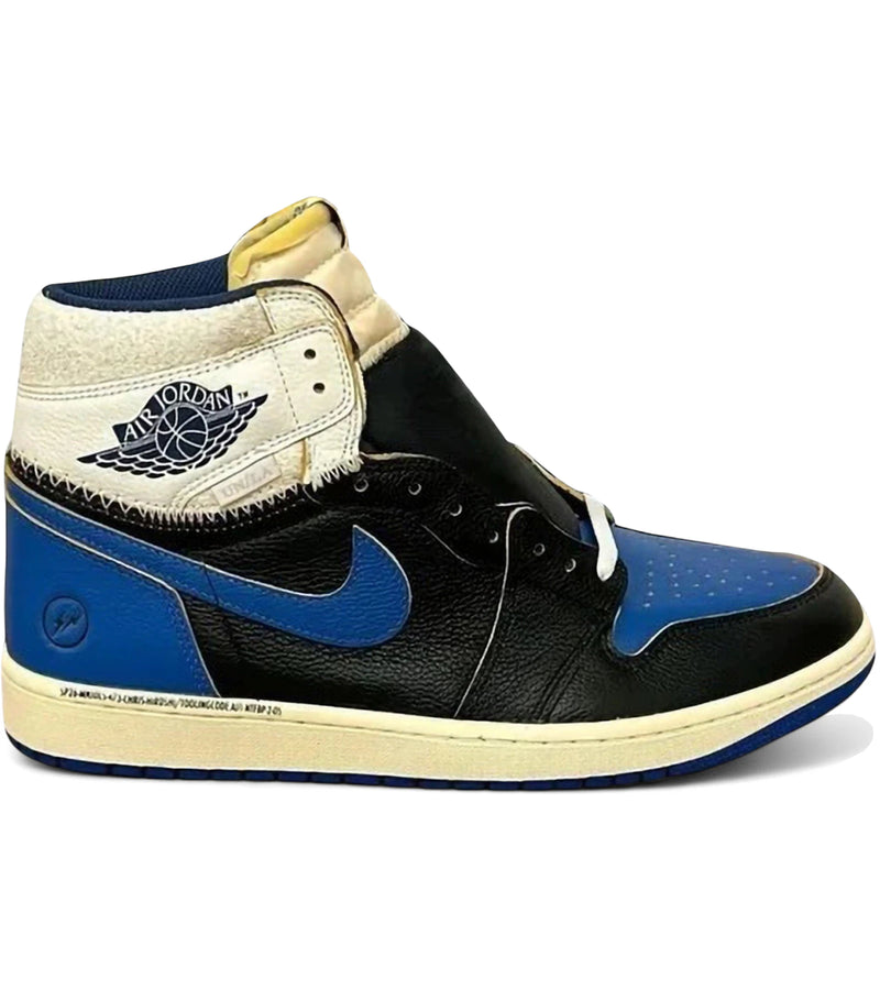 Air Jordan 1 Retro High OG SP Fragment X Union La Sport Royal - Black/Navy/Sport Royal/Sail - IO7847-001