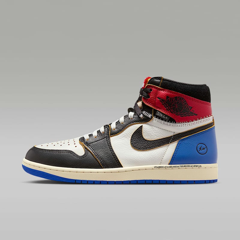 Air Jordan 1 Retro High OG SP Fragment X Union La Varsity Red Sport Royal - Ansicht 38