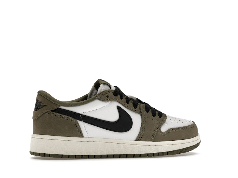 Air Jordan 1 Retro Low OG Medium Olive (GS) - visning 35