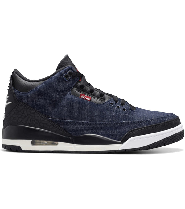Air Jordan 3 Retro Levis Indigo - Denim/Black/Sail - IH7959-400