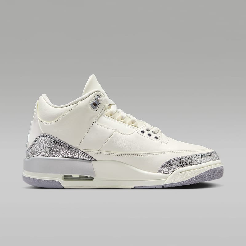 Air Jordan 3 Retro Sail Gris Cemento - vista 38