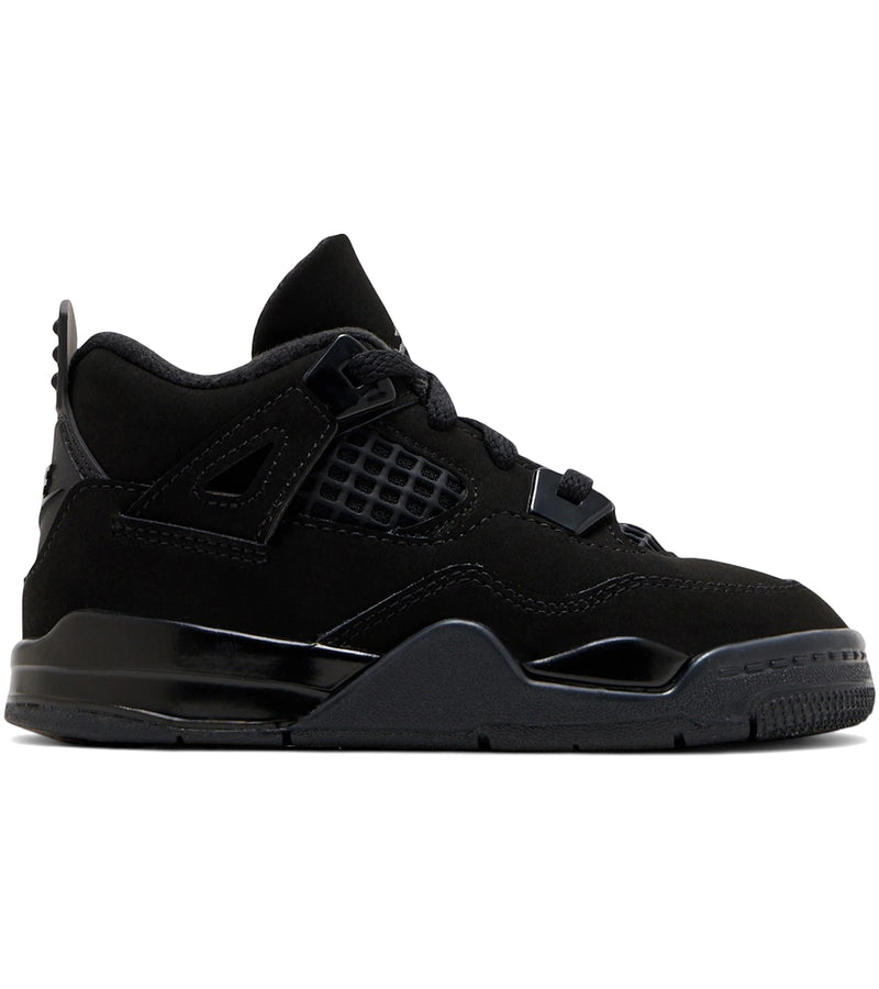 Air Jordan 4 Retro Black Cat (2025) (Enfant) - Black/Black/Light Graphite - IB4387-010
